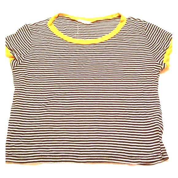 ๐ด Striped Crop Top - Picture 1 of 6